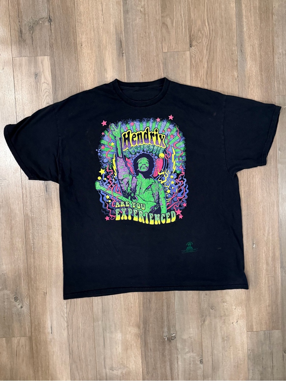 Liquid Blue Black Hendrix Neon Tribute Tee